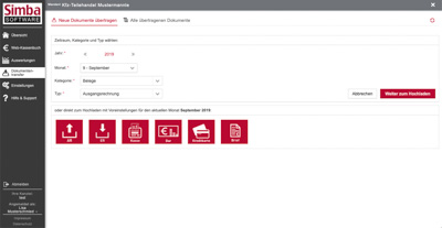 Simba Direkt - Schnellstart Dokumententransfer